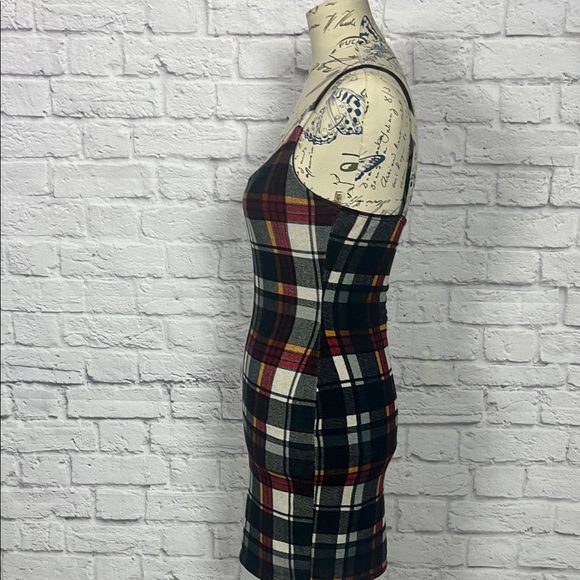Plaid Spaghetti Strap Dress - Picture 4 of 6